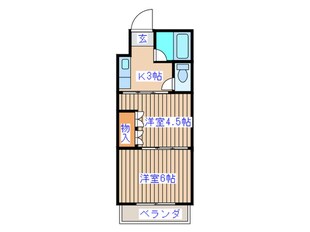 イーグルハイツ銀杏町の物件間取画像